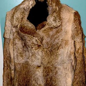 Vintage Rabbit Fur Coat